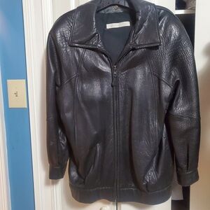 Marc New York Classic Black Leather Jacket